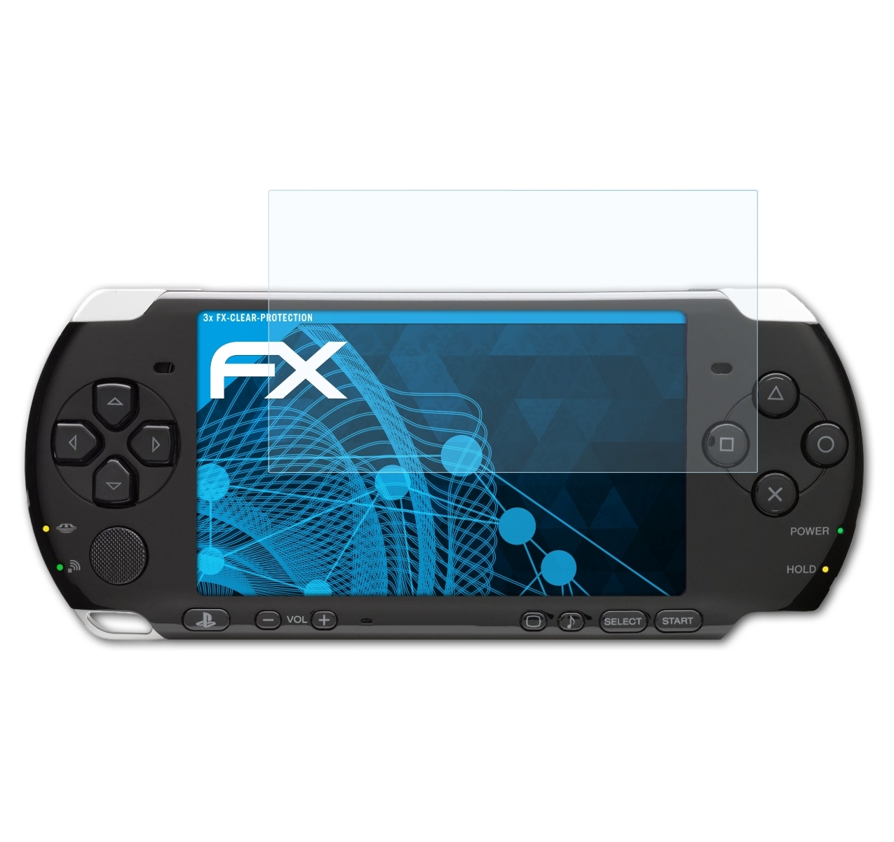 ATFOLIX 3x FX-Clear Displayschutz(für PSP-3000) Sony