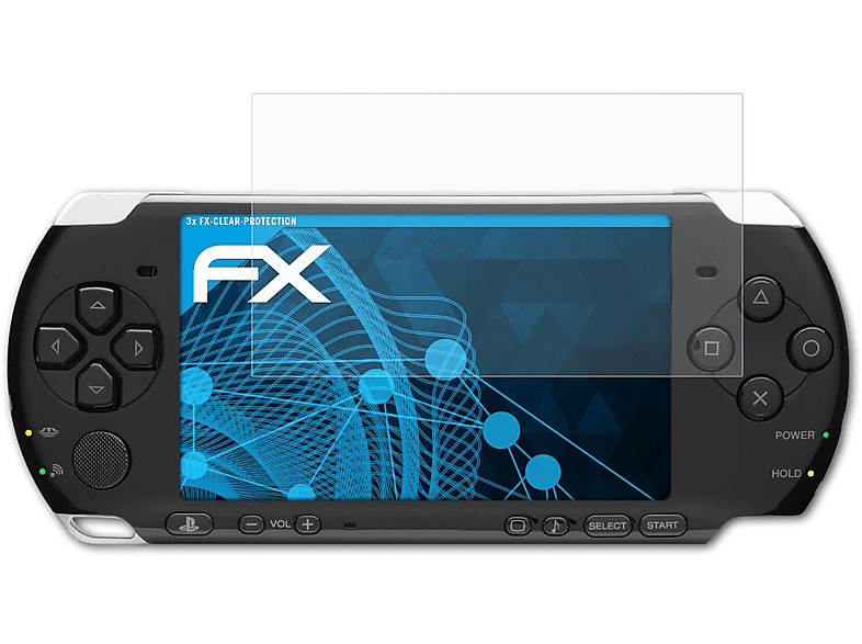 ATFOLIX 3x FX-Clear Displayschutz(für PSP-3000) Sony