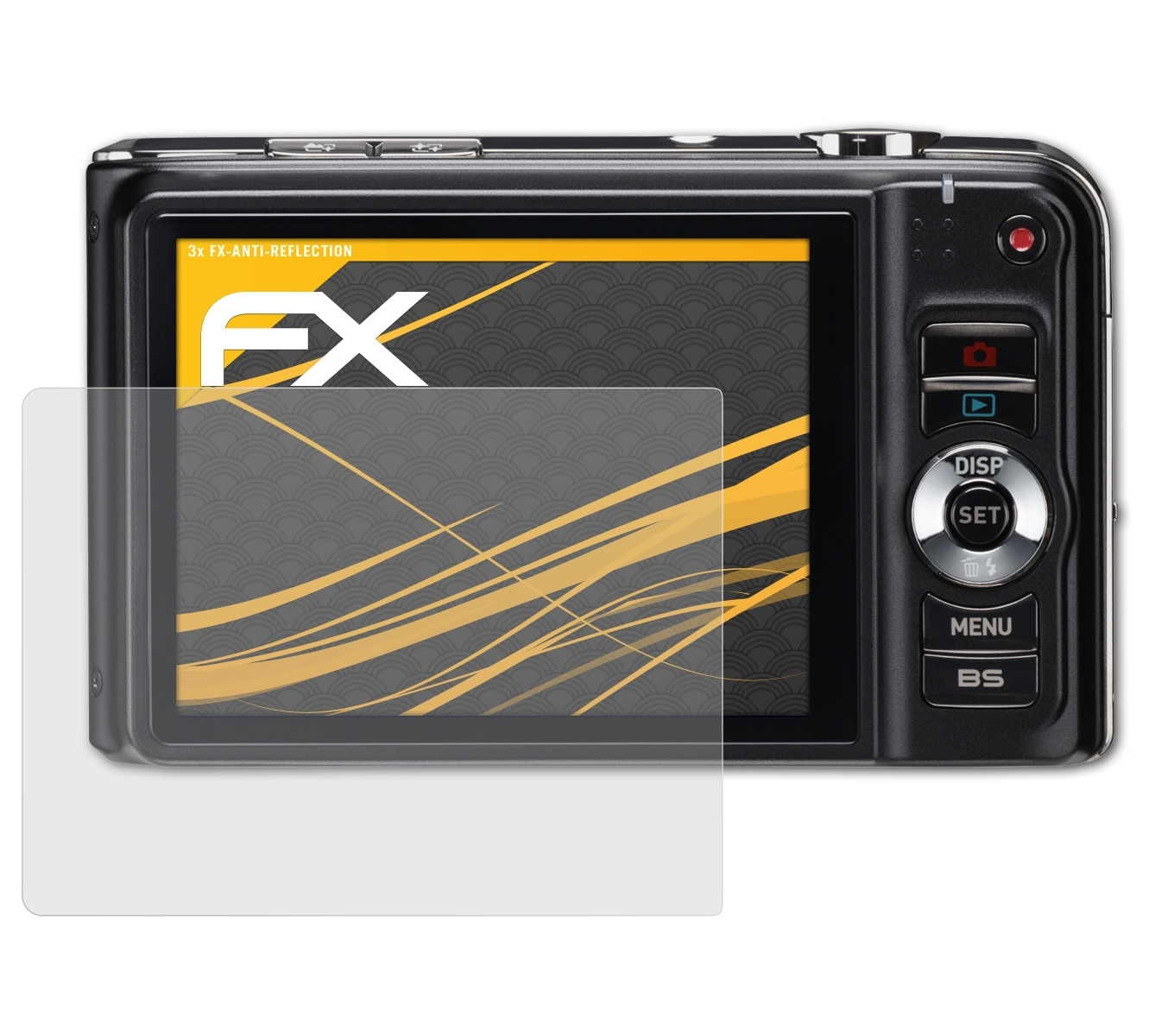 Exilim Displayschutz(für Casio FX-Antireflex EX-H10 3x ATFOLIX Hi-Zoom)
