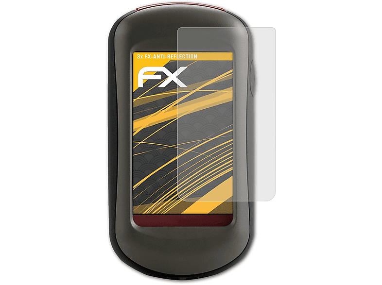 Displayschutz(für 550t) Garmin 3x Oregon ATFOLIX FX-Antireflex