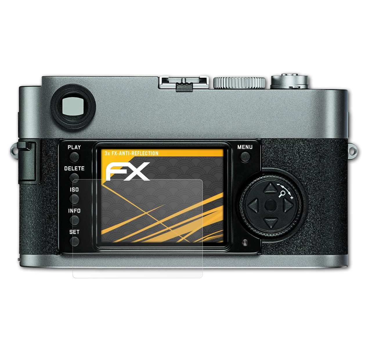 ATFOLIX 3x Leica Displayschutz(für M9) FX-Antireflex