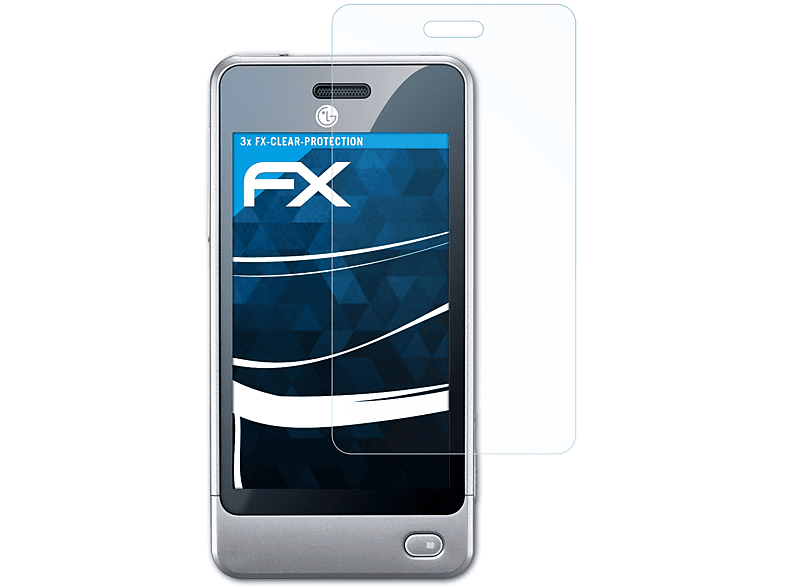 ATFOLIX 3x FX-Clear Displayschutz(für LG POP (GD510))