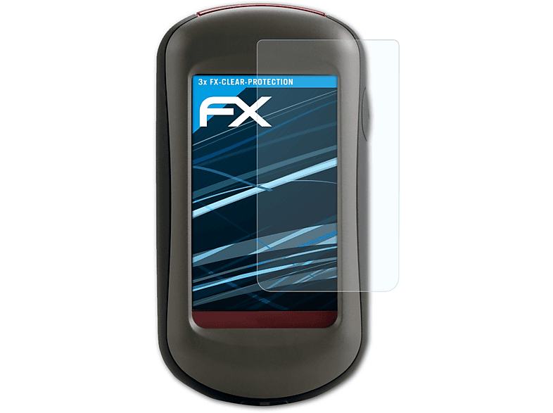 ATFOLIX 3x FX-Clear Displayschutz(für Garmin Oregon 550t)