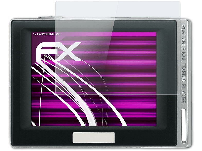 D2+) FX-Hybrid-Glass Schutzglas(für ATFOLIX Cowon