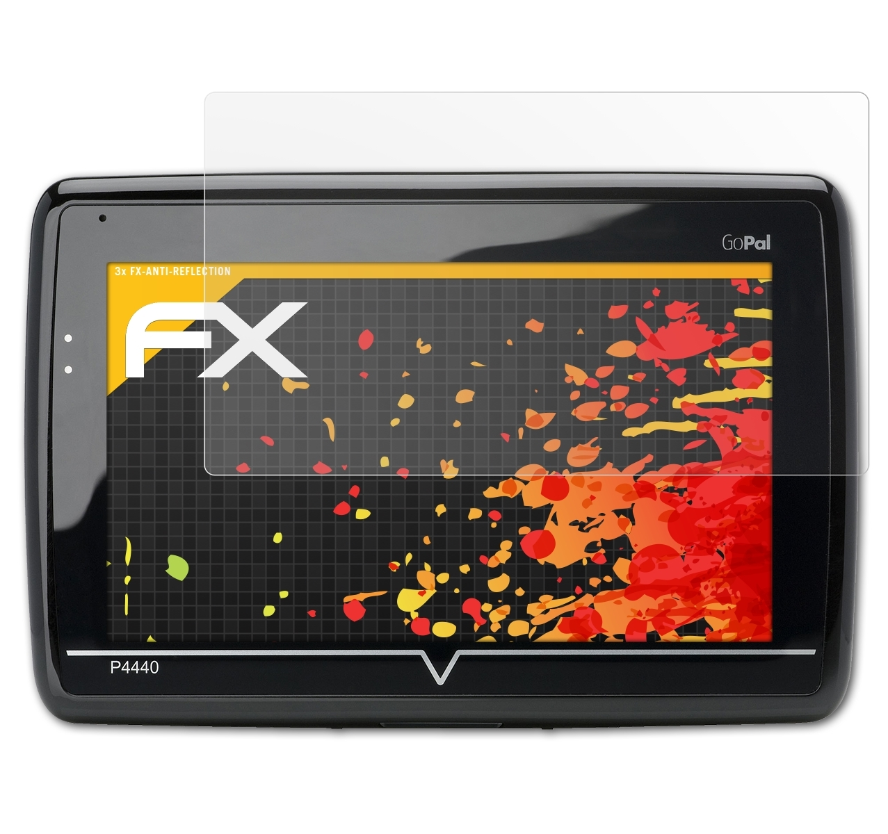 ATFOLIX 3x FX-Antireflex Displayschutz(für Medion GoPal E4440)