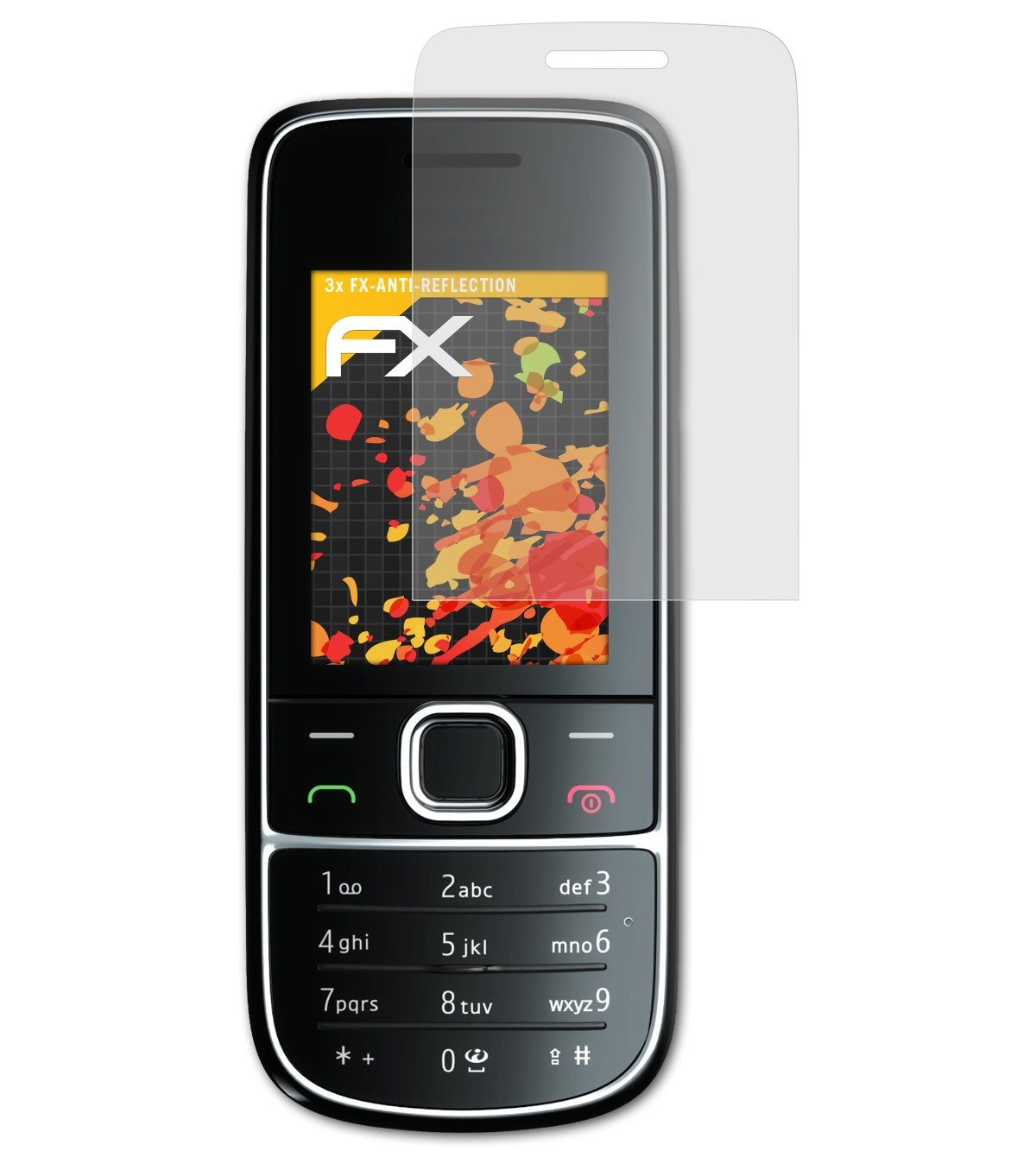 ATFOLIX FX-Antireflex Nokia Displayschutz(für Classic) 2700 3x