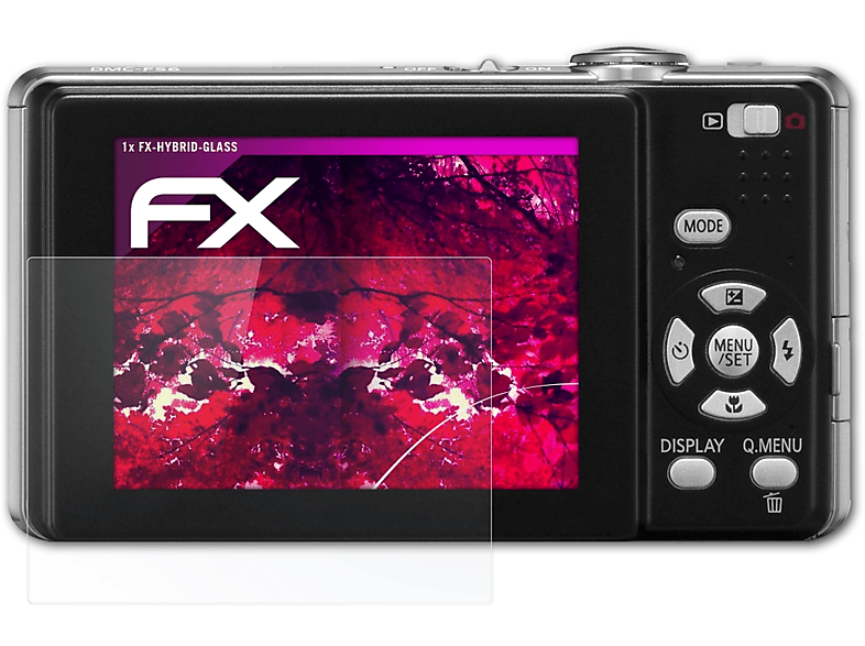 ATFOLIX FX-Hybrid-Glass Schutzglas(für Panasonic Lumix DMC-FS6) | Kamera Schutzfolie