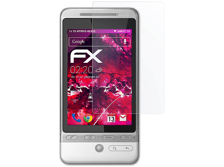 FX-Hybrid-Glass Hero (A6262)) Schutzglas(für ATFOLIX HTC
