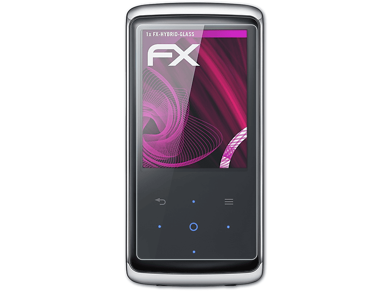 ATFOLIX YP-Q2) Samsung FX-Hybrid-Glass Schutzglas(für