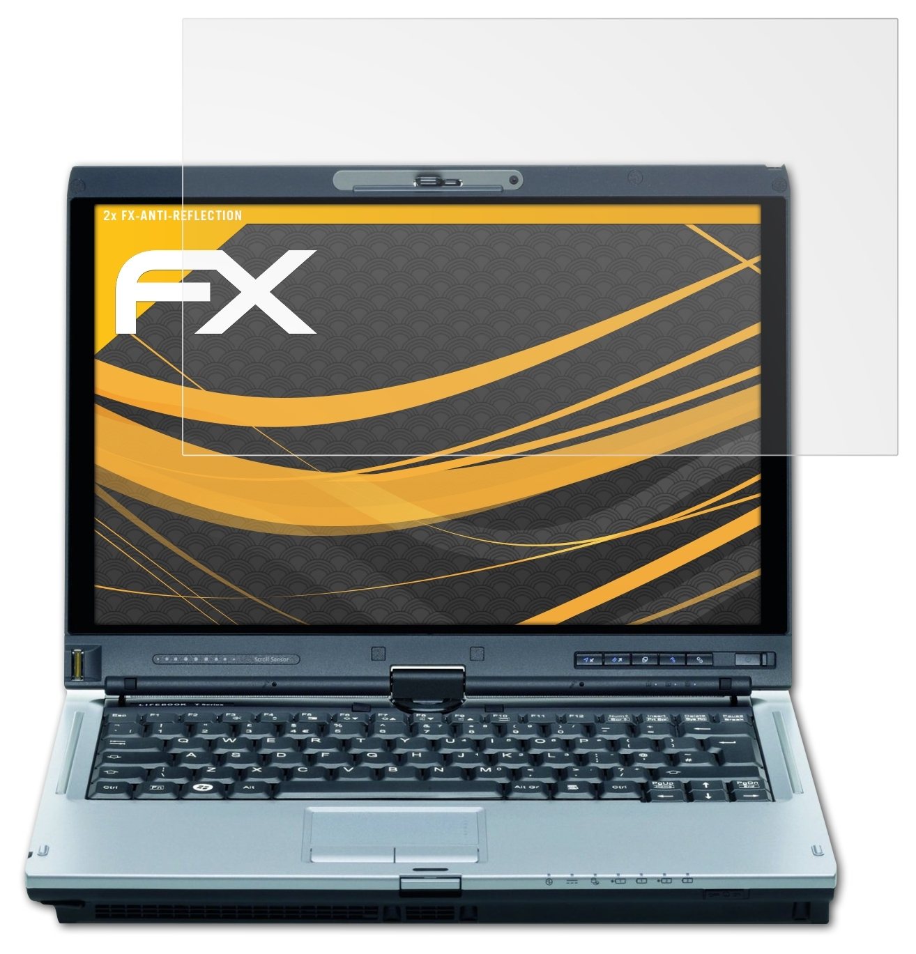 ATFOLIX 2x FX-Antireflex Fujitsu Displayschutz(für Lifebook T5010)