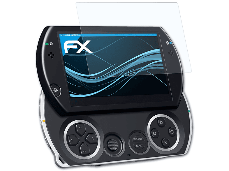 3x (N1000)) ATFOLIX Go FX-Clear Displayschutz(für Sony PSP