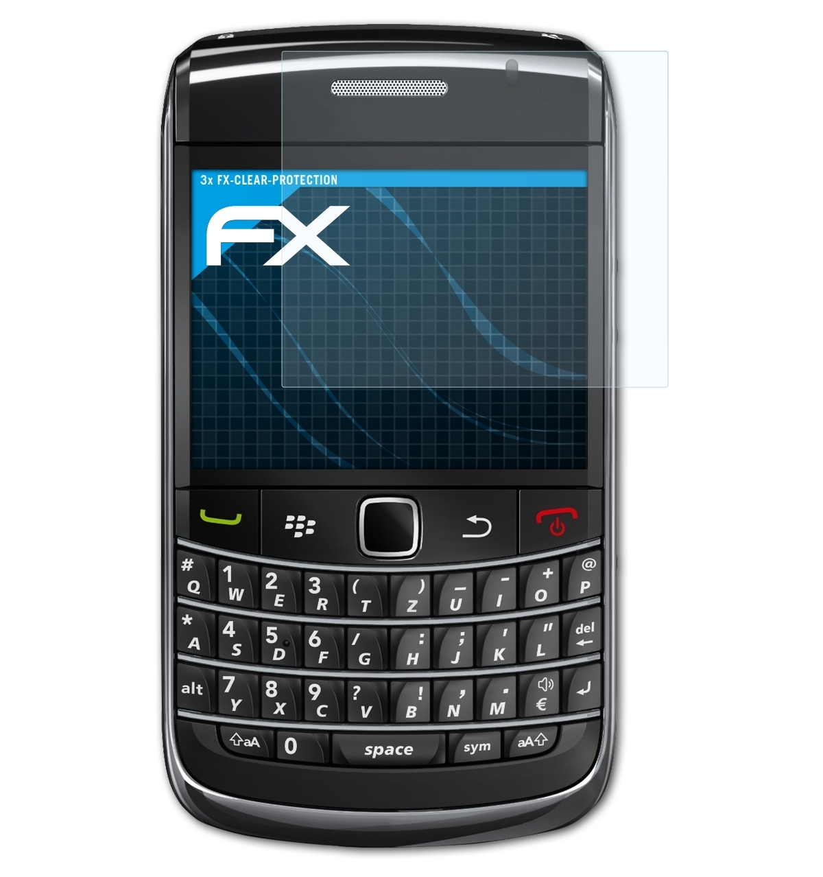ATFOLIX 3x FX-Clear Displayschutz(für 9700 Bold) Blackberry