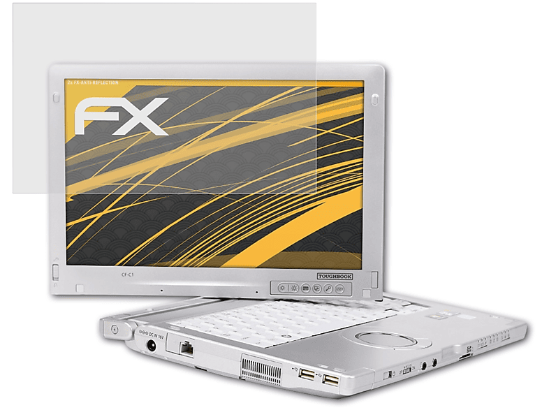 Displayschutz(für 2x ATFOLIX CF-C1) Panasonic ToughBook FX-Antireflex