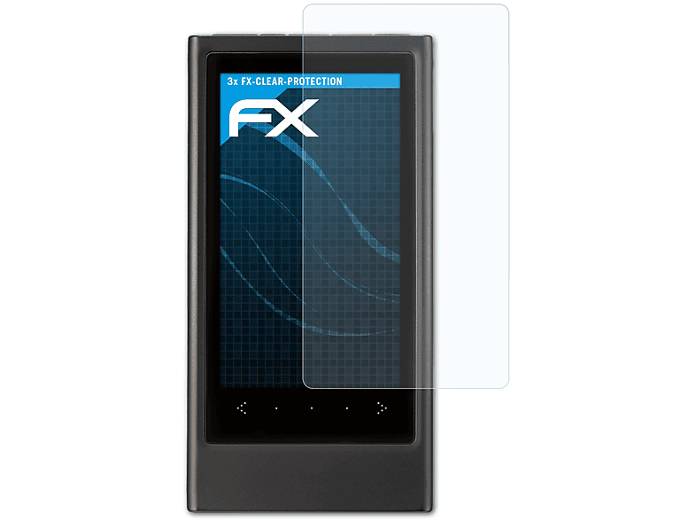 Displayschutz(für 3x Samsung YP-P3) ATFOLIX FX-Clear