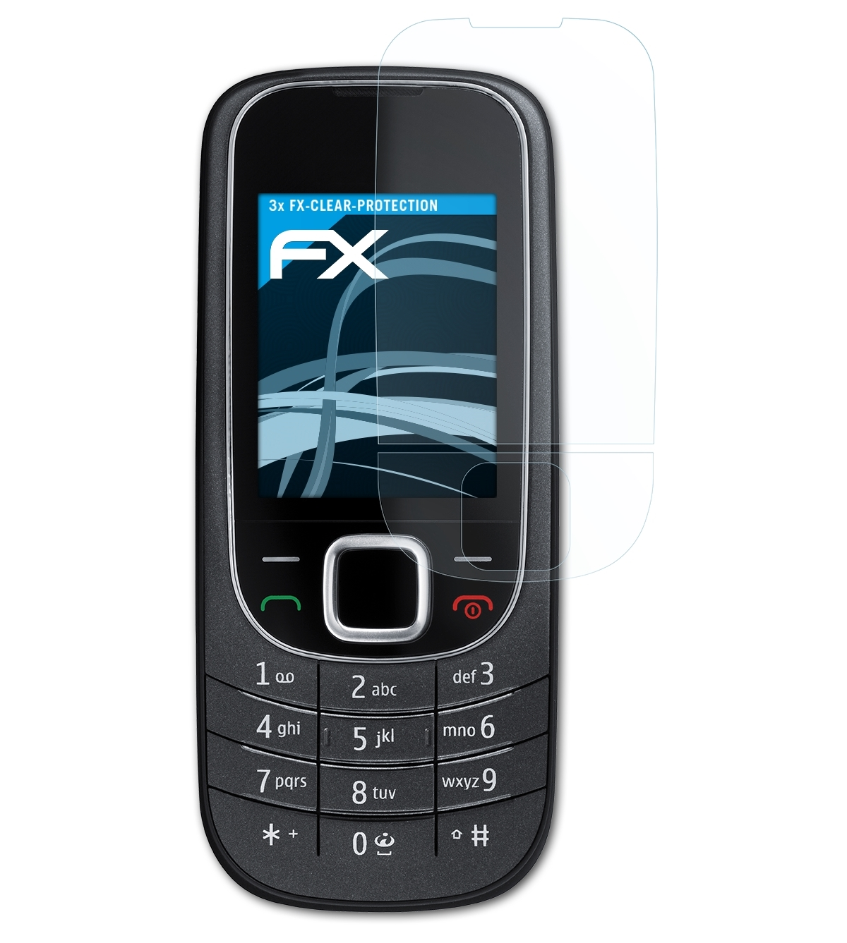 ATFOLIX 3x FX-Clear 2323 Classic) Displayschutz(für Nokia