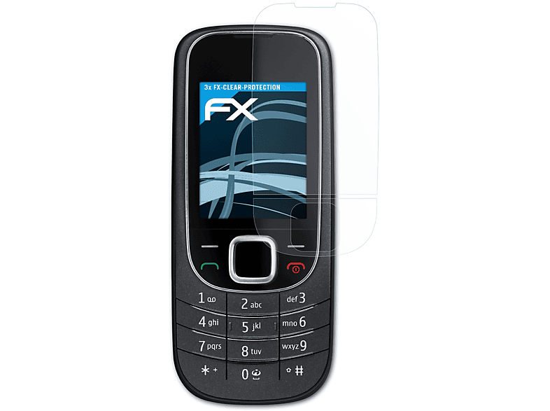 FX-Clear 3x ATFOLIX Classic) Nokia 2323 Displayschutz(für