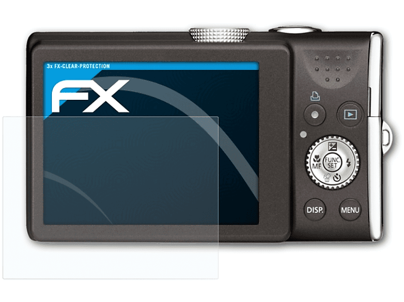 ATFOLIX 3x FX-Clear SX200 IS) PowerShot Displayschutz(für Canon