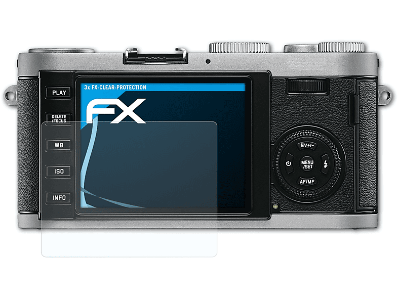 ATFOLIX 3x Leica Displayschutz(für FX-Clear X1)