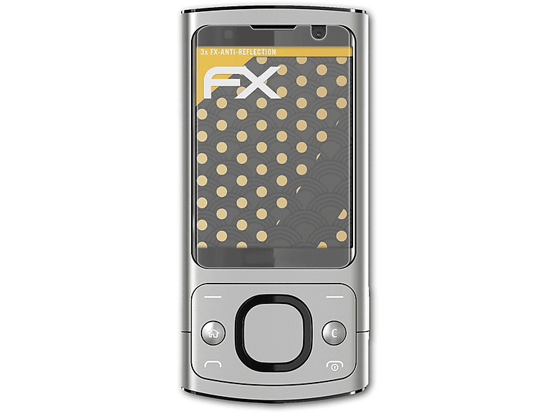 ATFOLIX 3x FX-Antireflex Displayschutz(für Nokia 6700 Slide)