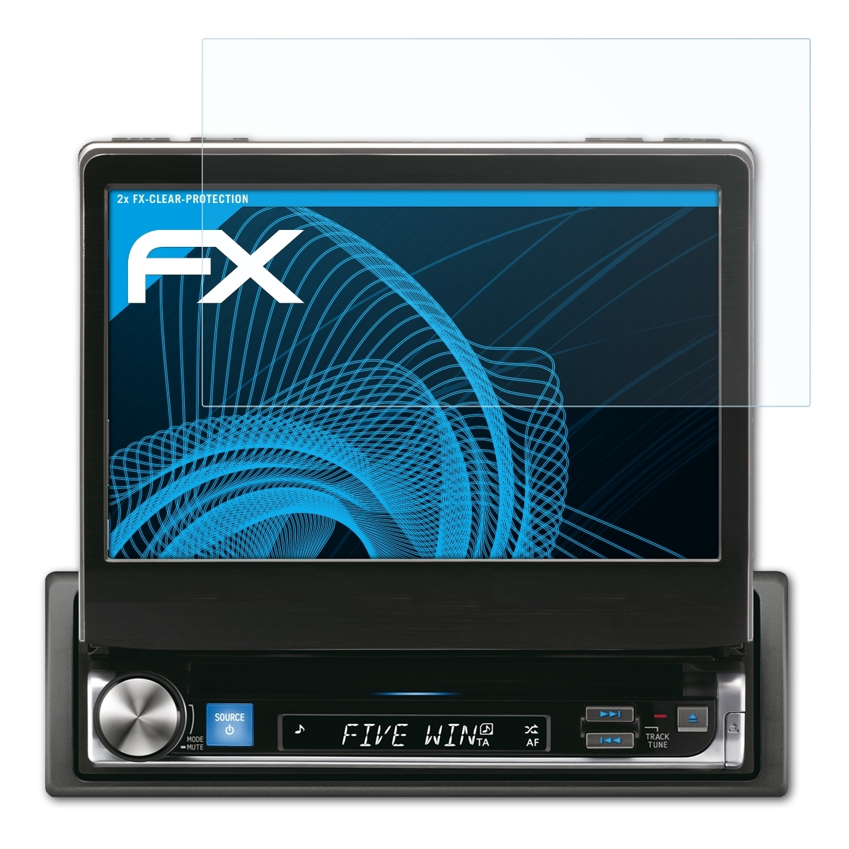 FX-Clear Displayschutz(für 2x IVA-D511R) ATFOLIX Alpine