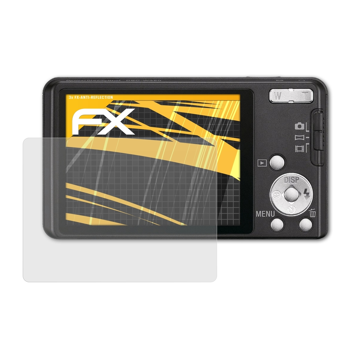 ATFOLIX 3x FX-Antireflex Displayschutz(für DSC-W350) Sony