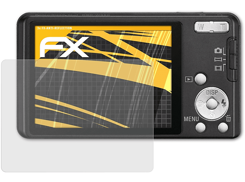 ATFOLIX 3x FX-Antireflex Displayschutz(für DSC-W350) Sony