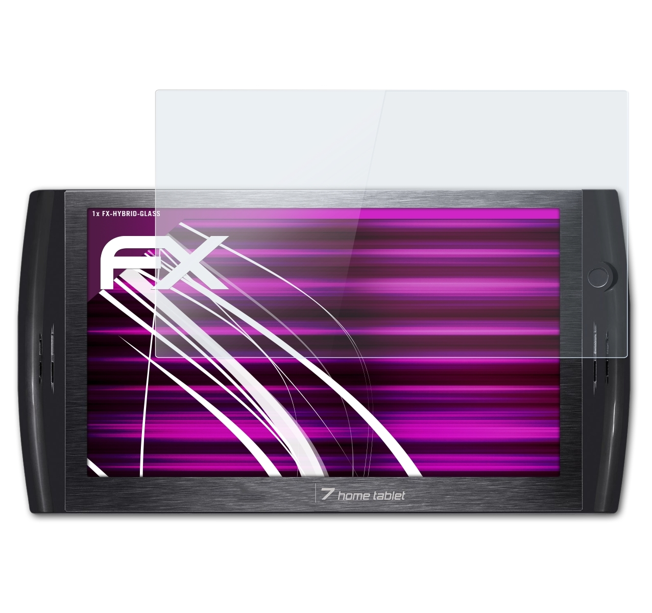 Archos Tablet) Schutzglas(für Home FX-Hybrid-Glass ATFOLIX 7
