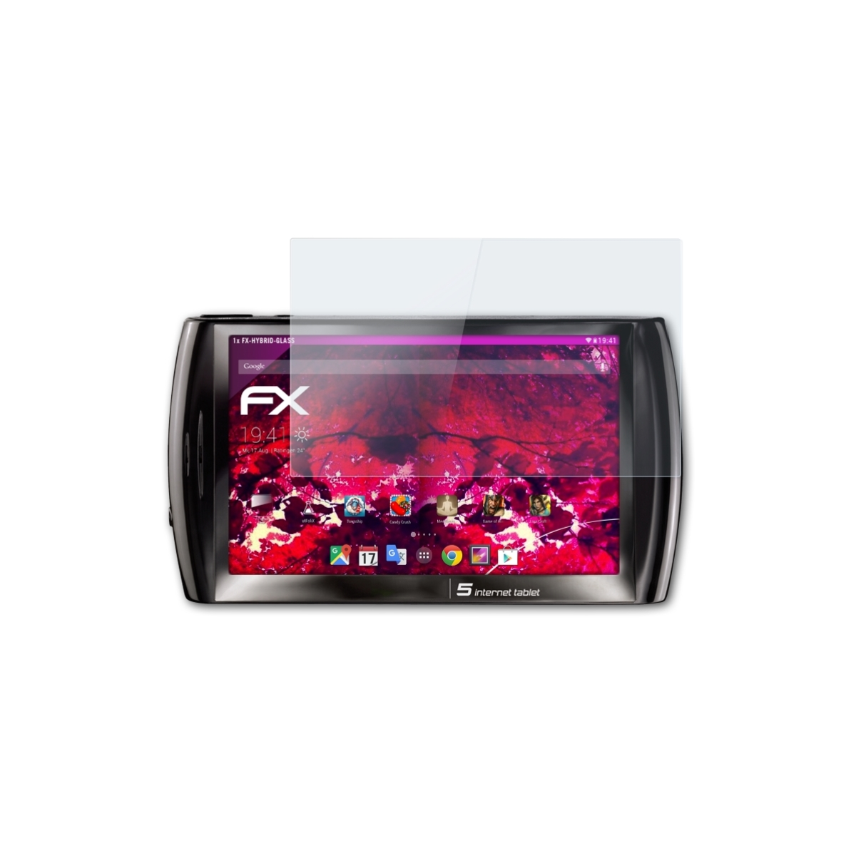 ATFOLIX FX-Hybrid-Glass Schutzglas(für Archos Internet Tablet) 5
