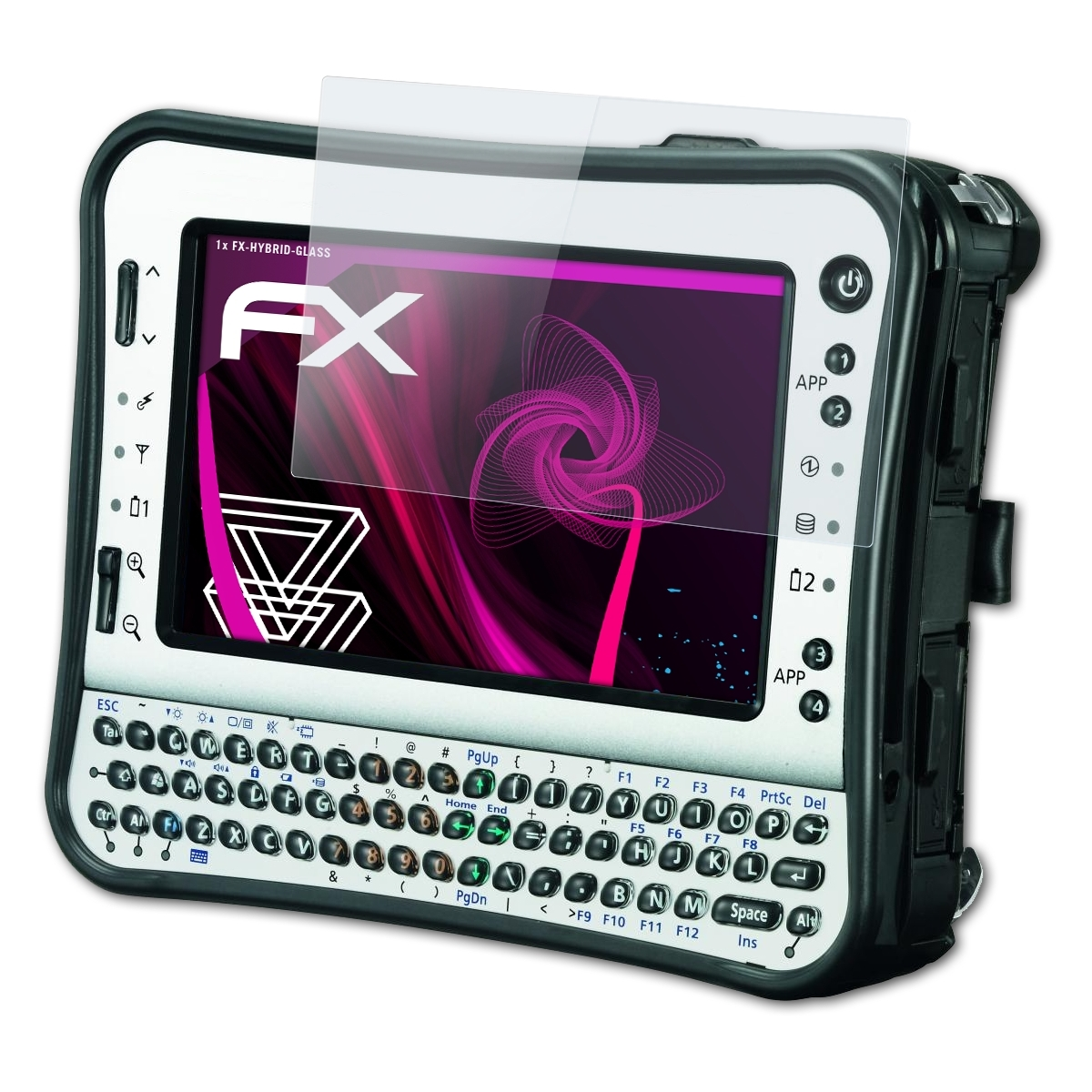 CF-U1) Schutzglas(für FX-Hybrid-Glass ToughBook ATFOLIX Panasonic