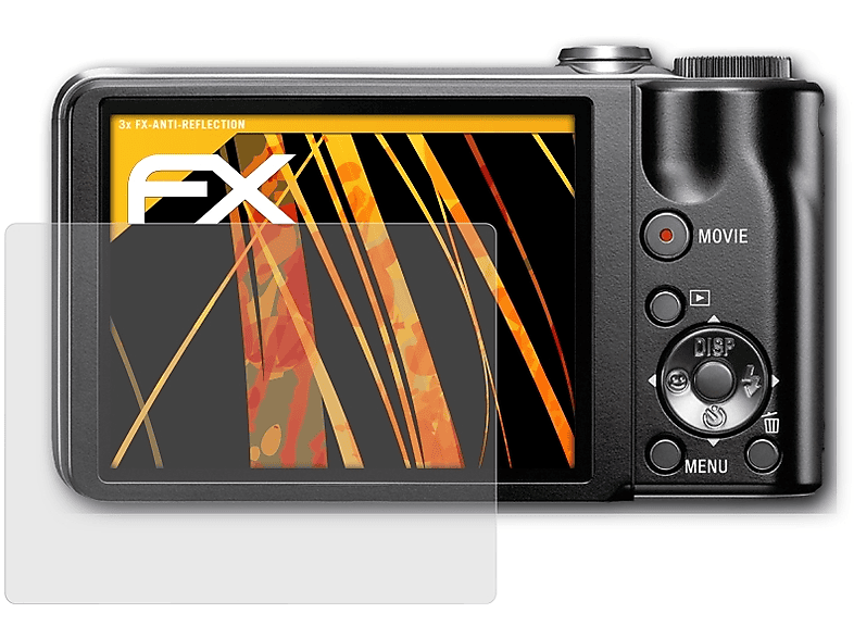 ATFOLIX 3x Displayschutz(für DSC-HX5V) Sony FX-Antireflex