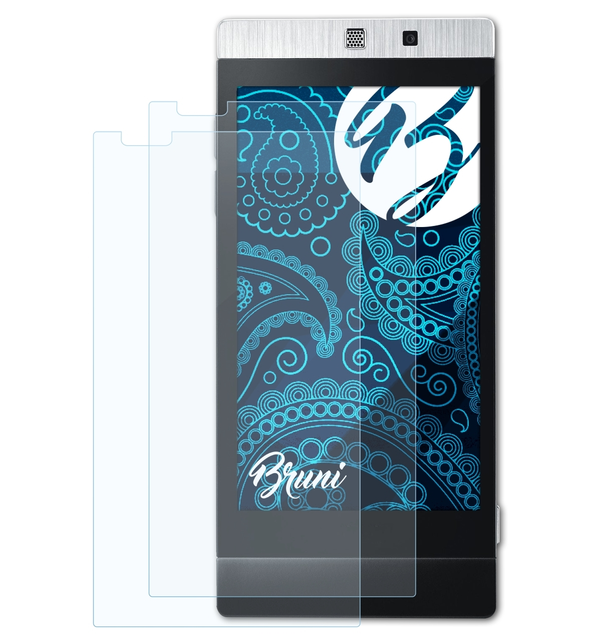 (GD880)) Mini BRUNI LG 2x Basics-Clear Schutzfolie(für