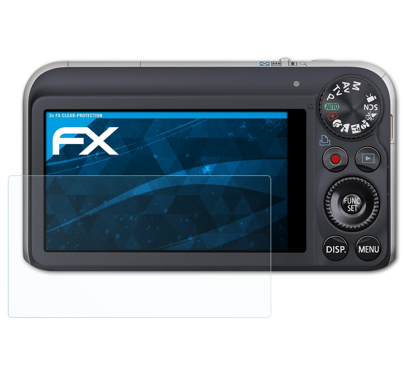 ATFOLIX Canon PowerShot SX210 IS) FX-Clear Displayschutz(für 3x
