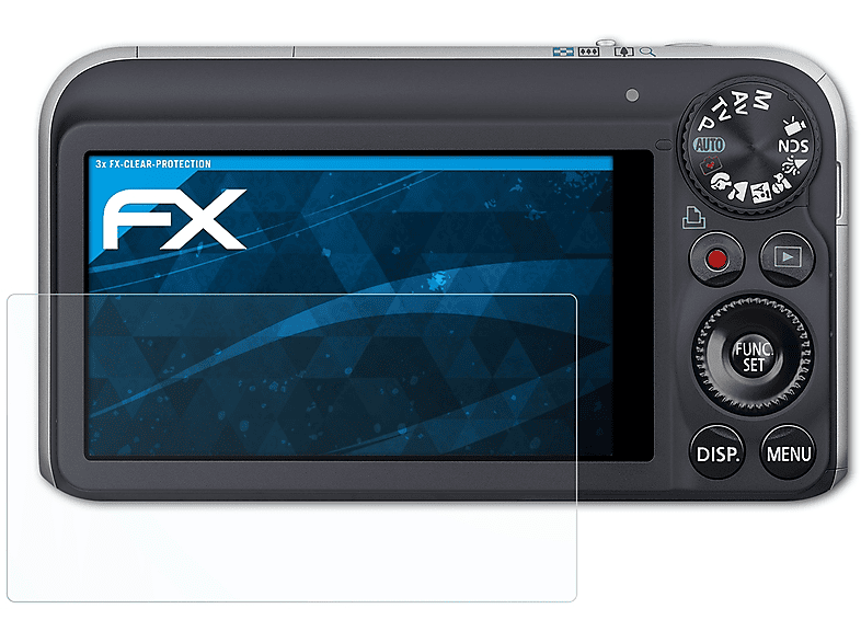 SX210 PowerShot 3x Canon ATFOLIX FX-Clear Displayschutz(für IS)