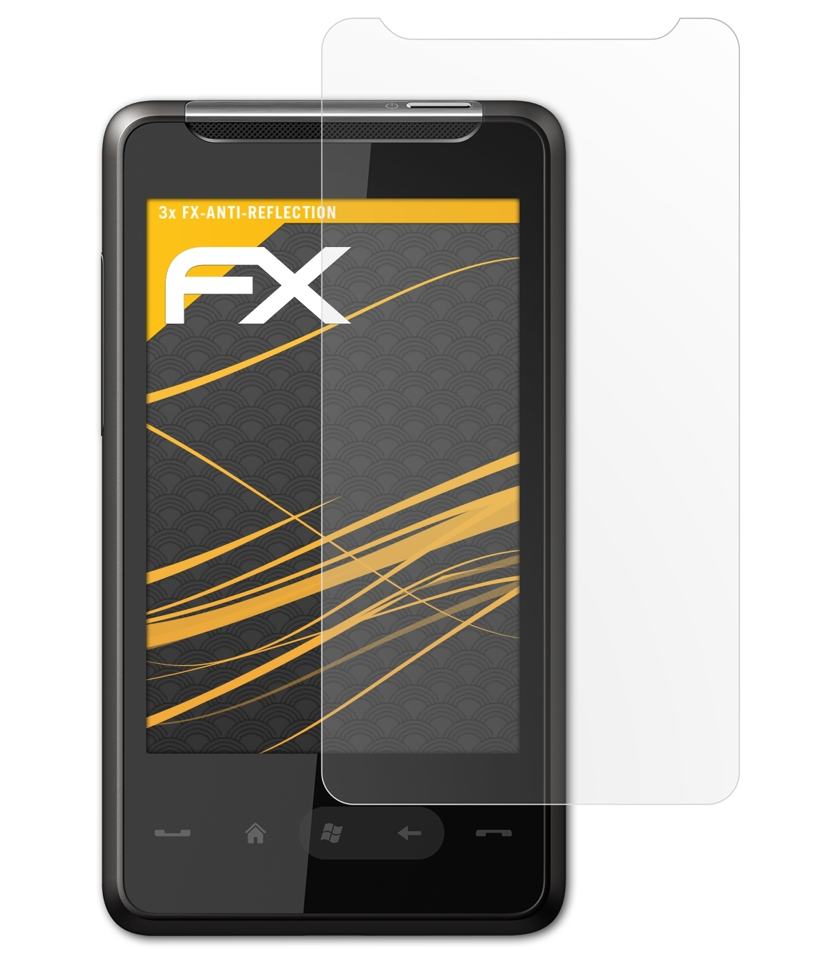 ATFOLIX 3x Displayschutz(für FX-Antireflex mini) HTC HD