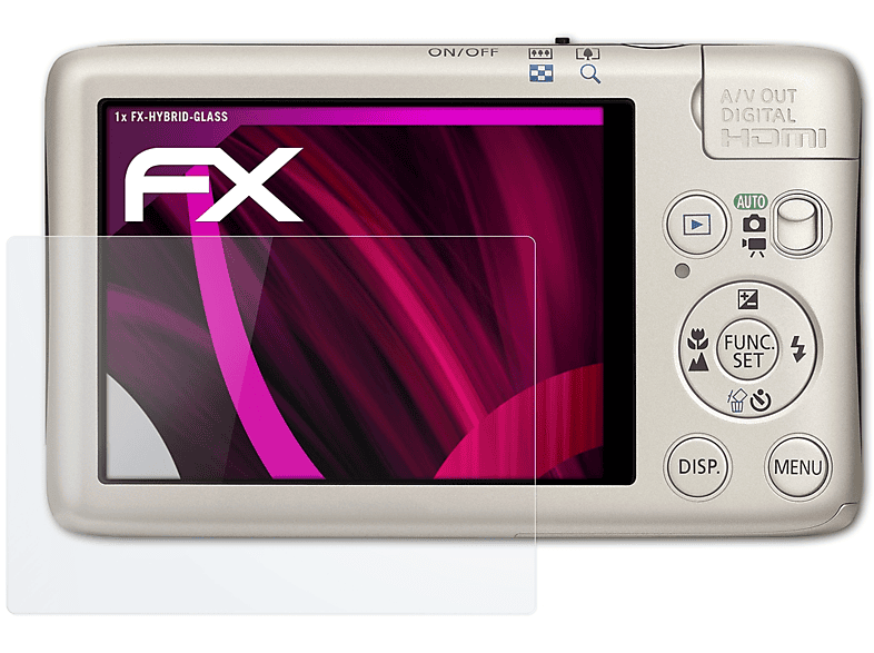 130) FX-Hybrid-Glass Schutzglas(für IXUS Digital ATFOLIX Canon