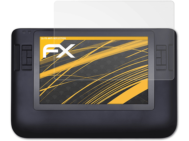 ATFOLIX 2x FX-Antireflex Displayschutz(für Wacom CINTIQ 12WX)