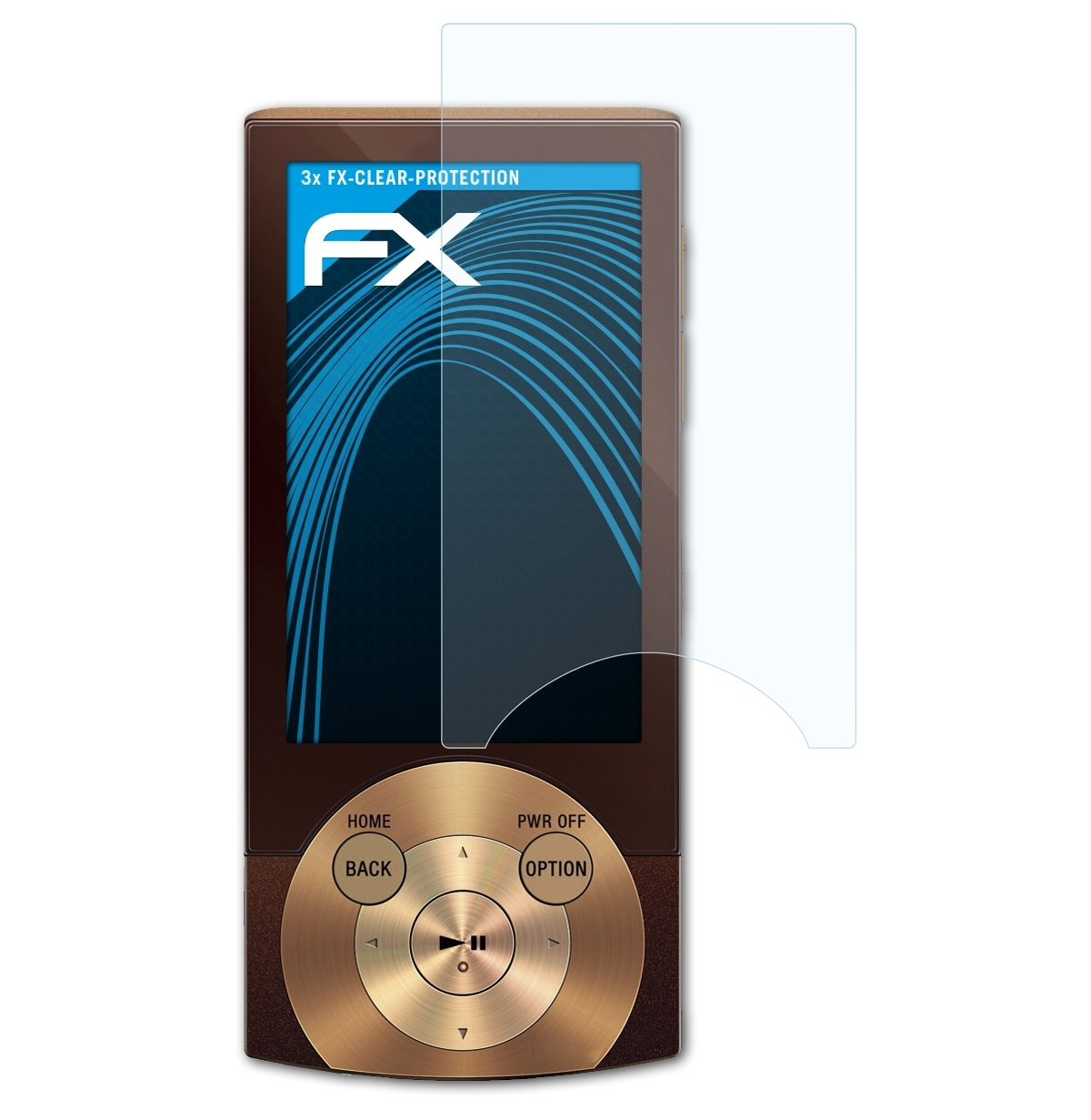 FX-Clear Displayschutz(für ATFOLIX NWZ-A845) 3x Sony Walkman