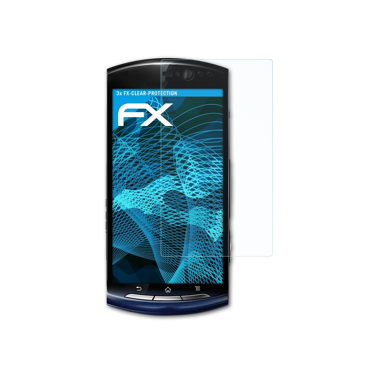 Sony-Ericsson Xperia ATFOLIX neo) Displayschutz(für FX-Clear 3x