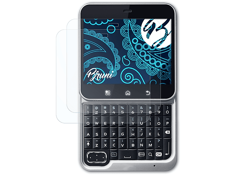 BRUNI 2x Basics-Clear Schutzfolie(für Flipout) Motorola