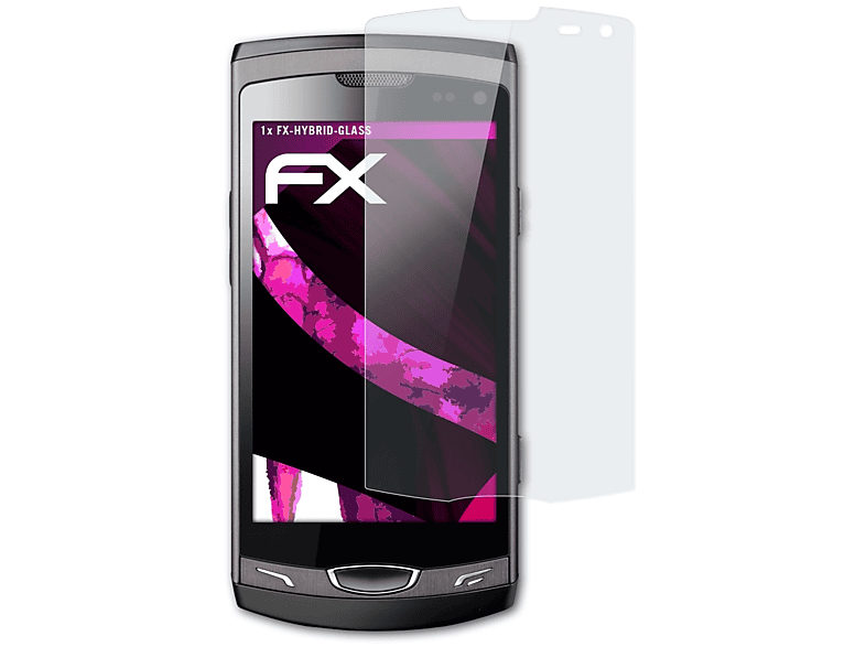 Wave Samsung FX-Hybrid-Glass Schutzglas(für (GT-S8530)) ATFOLIX II