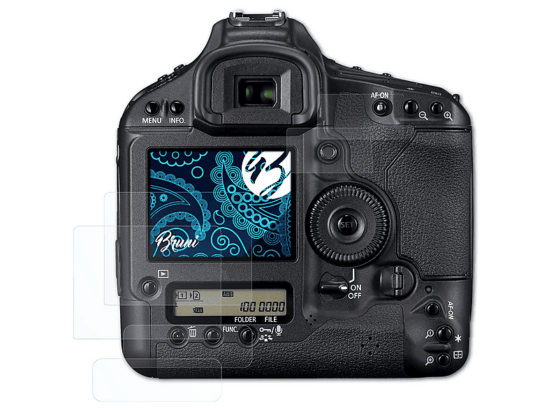 Bruni Schutzfolie Für Canon EOS 1Ds Mark II – 2er Set, Kratzfester Displayschutz, Made In Germany