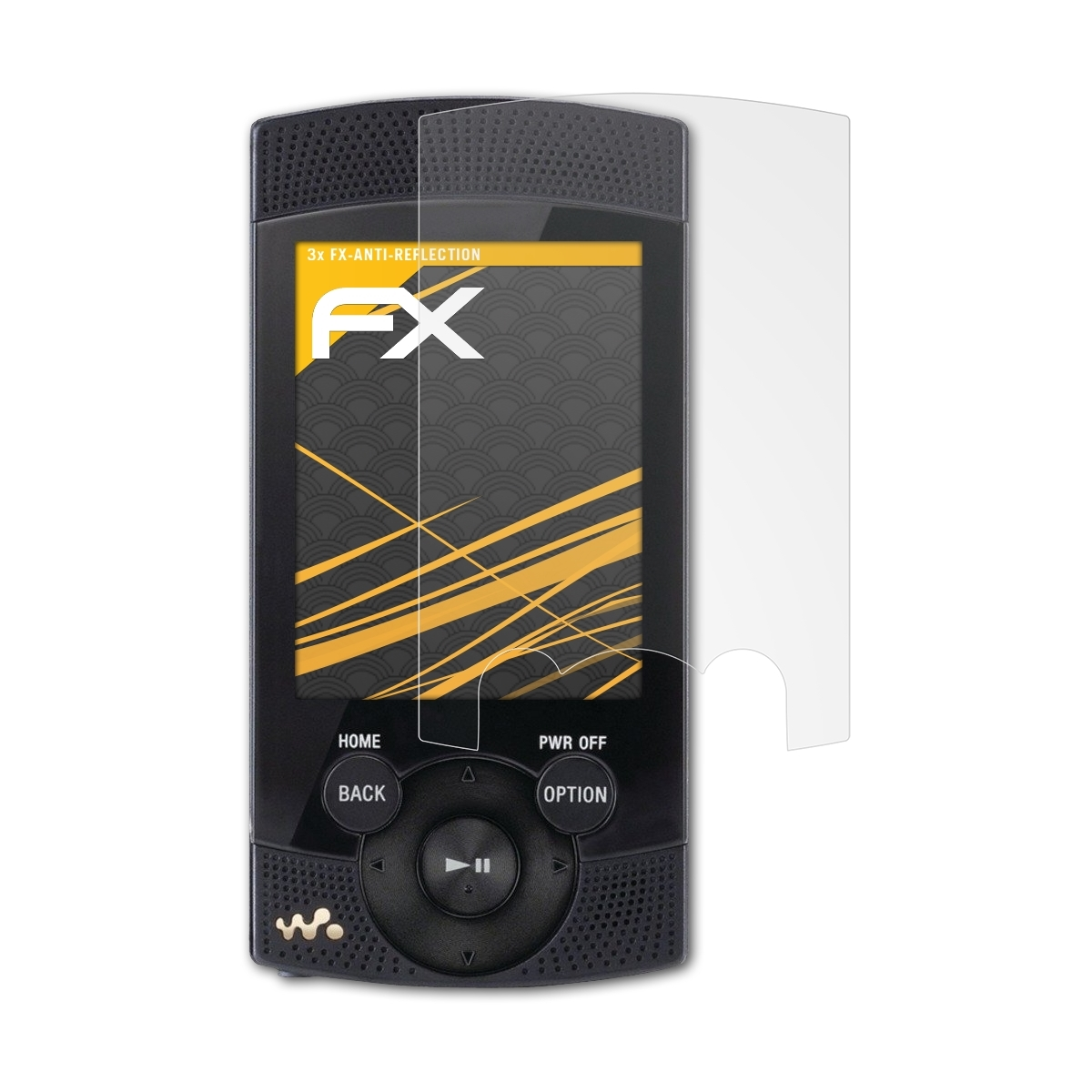 Walkman Displayschutz(für ATFOLIX NWZ-S545) 3x Sony FX-Antireflex