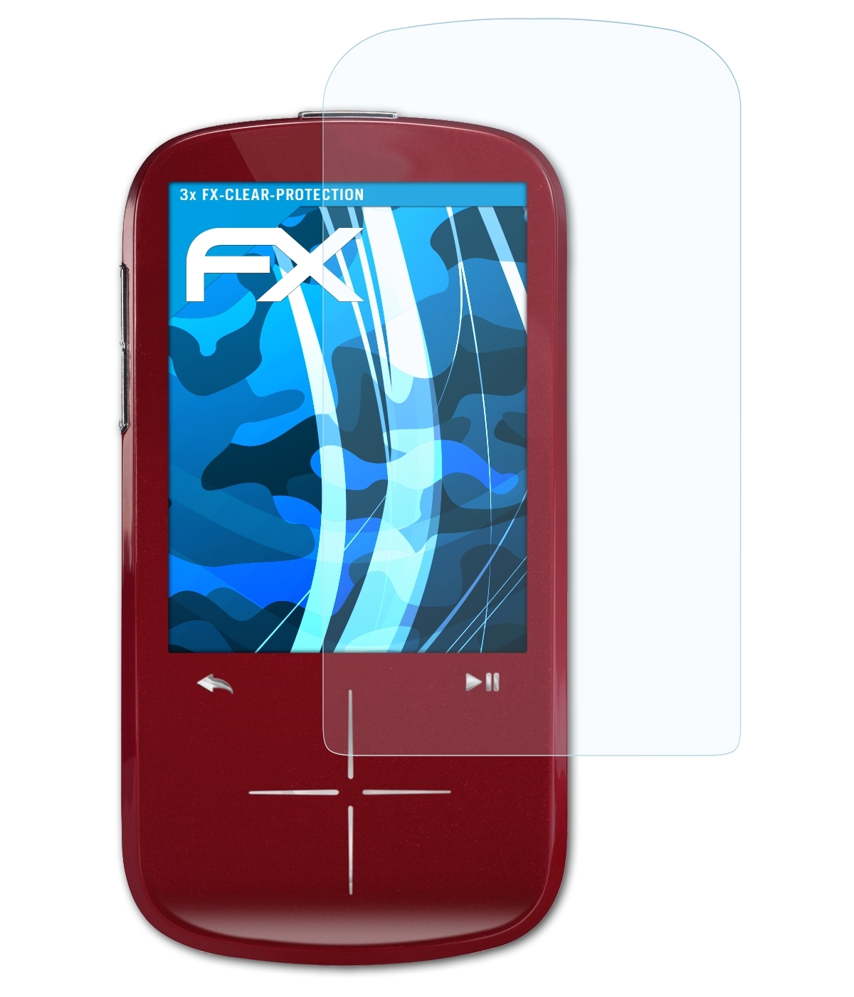 ATFOLIX FX-Clear Displayschutz(für Sandisk Fuze+) 3x Sansa