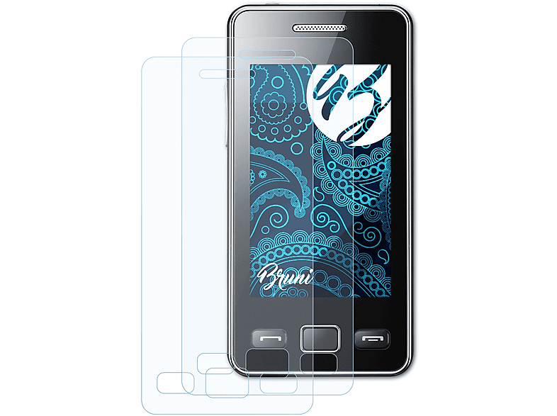 2x Basics-Clear (GT-S5260)) Schutzfolie(für Samsung BRUNI II Star
