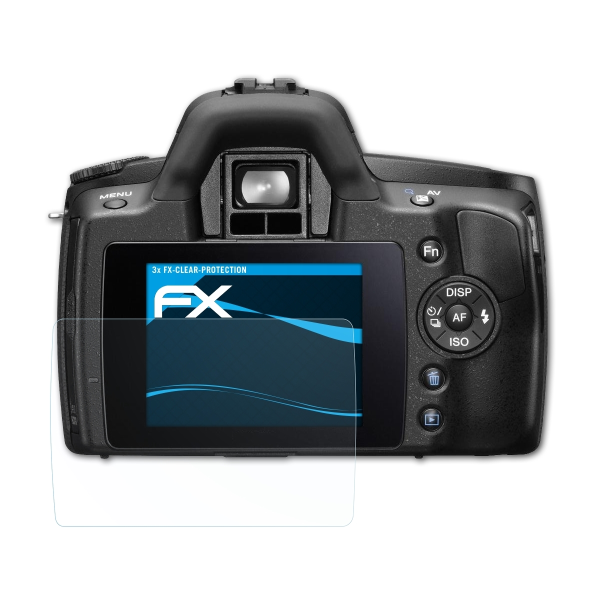 ATFOLIX 3x FX-Clear Displayschutz(für Sony a290 Alpha (DSLR-A290))