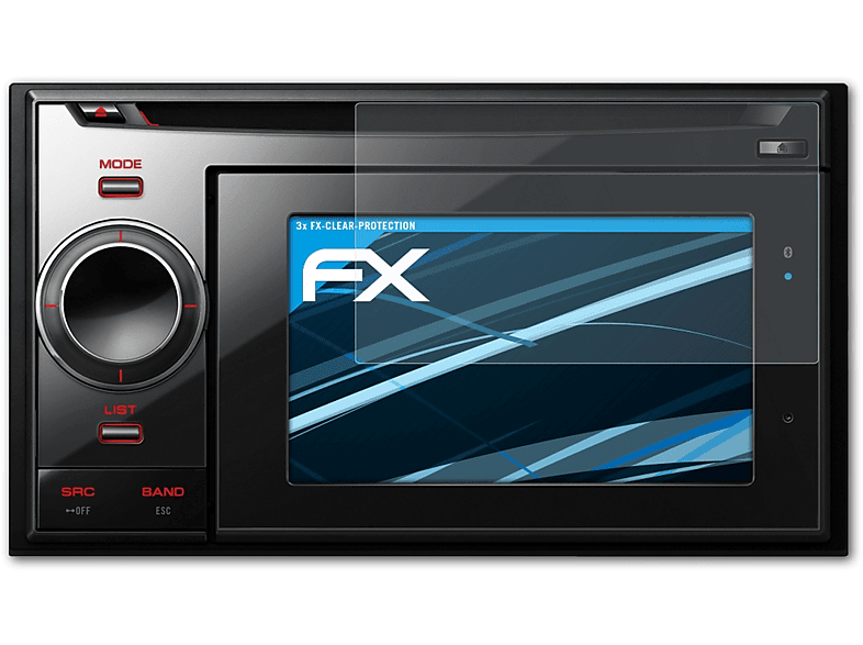 ATFOLIX 3x FX-Clear Avic-F320BT) Pioneer Displayschutz(für