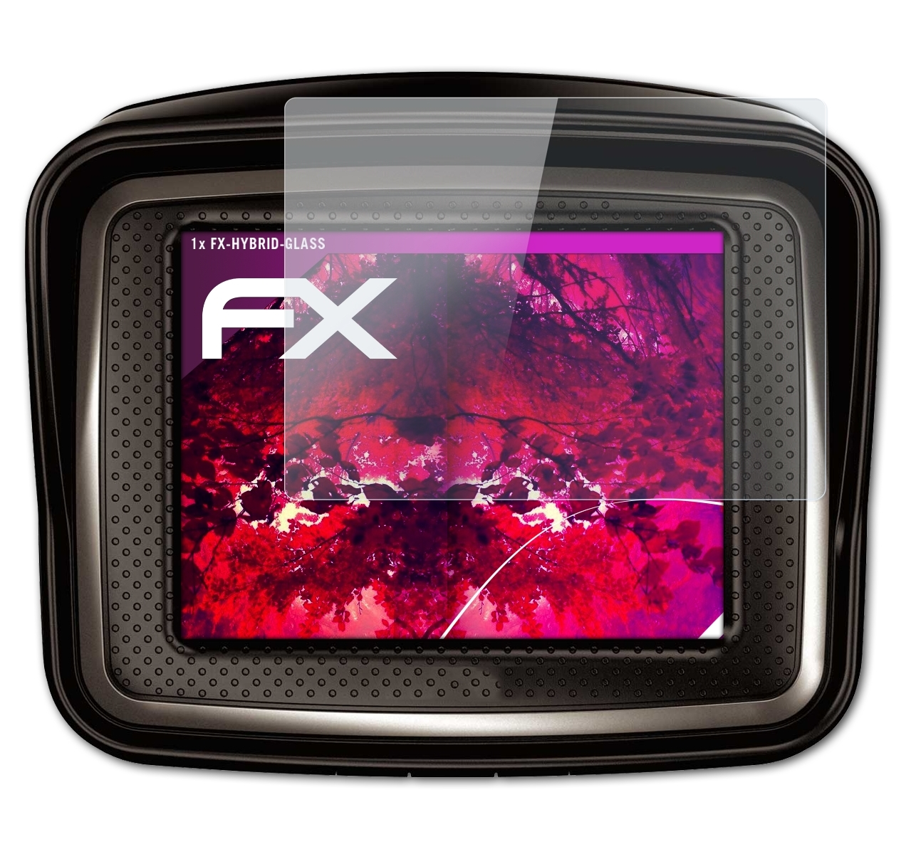 ATFOLIX FX-Hybrid-Glass Schutzglas(für TomTom Urban Rider (2010))