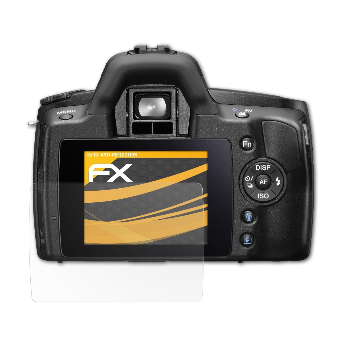 ATFOLIX 3x FX-Antireflex Displayschutz(für (DSLR-A290)) Alpha Sony a290