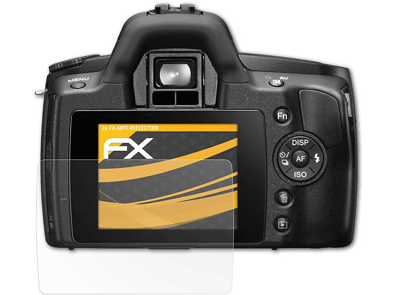 ATFOLIX 3x FX-Antireflex Displayschutz(für Sony Alpha a290 (DSLR-A290)) | Kamera Schutzfolie