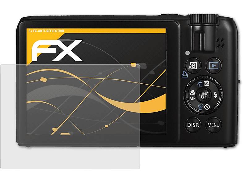 Displayschutz(für ATFOLIX S90) Canon FX-Antireflex PowerShot 3x